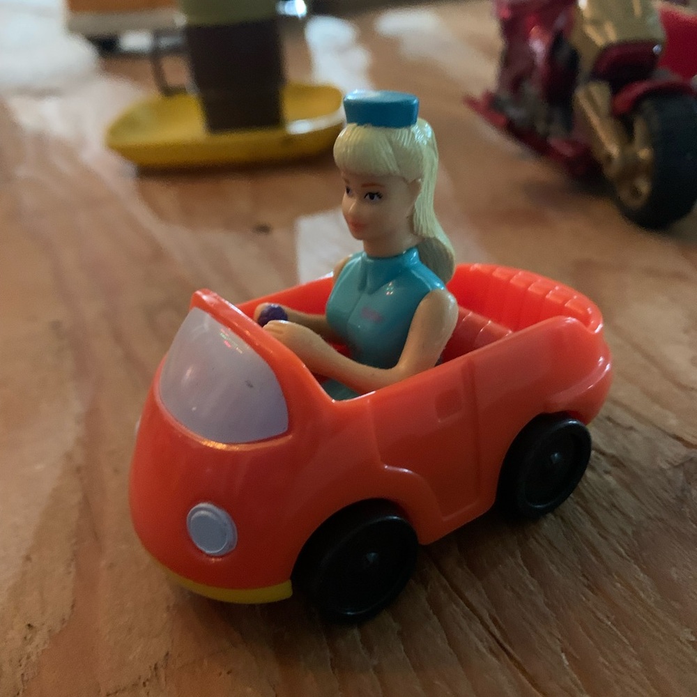 Barbie with Car toys Mcdonald’s